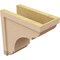 Ekena Millwork 8"W x 16"D x 16"H Classic Bryant Rough Cedar Woodgrain TimberThane Corbel, Primed Tan CORUR08X16X16BRYRCPR - alternate 5